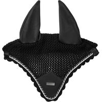 Produktbild von Equestrian Stockholm Fliegenhaube aus Baumwolle Schwarz Größe M