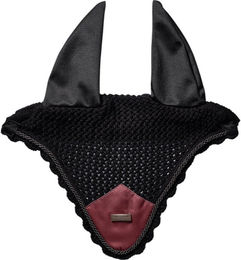 Equestrian Stockholm Fliegenhaube für Ponys aus Baumwolle in Soft Rouge – Bild 1 von 1