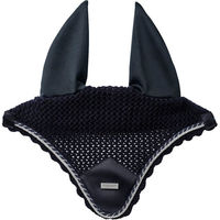 Produktbild von Equestrian Stockholm Fliegenhaube für Warmblut aus Baumwolle in Blau oder Schwarz