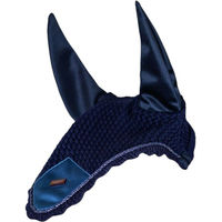 Produktbild von Equestrian Stockholm Fliegenhaube Lagoon Blush Full aus Satin in Rosa und Blau