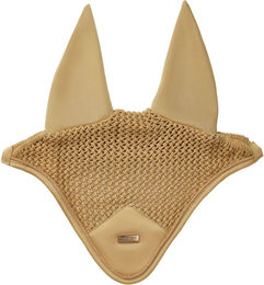 Produktbild von Equestrian Stockholm Fliegenhaube Modern Midsummer aus Baumwolle Beige für Vollblut Pferde