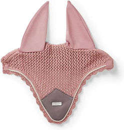 Equestrian Stockholm Fliegenhaube Pink Pearl aus Baumwolle für Pferde – Bild 1 von 4