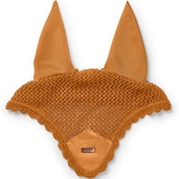 Produktbild von Equestrian Stockholm Fliegenhaube Velvet aus Baumwolle Orange Full