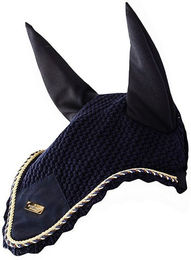 Equestrian Stockholm Fliegenmütze Royal Classic Full in Marine Blau mit Gold – Bild 1 von 1