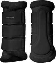 Produktbild von Equestrian Stockholm Gamaschen aus Kunstleder Schwarz XL