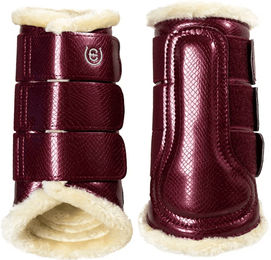 Equestrian Stockholm Gamaschen Beinschutz Bordeaux Rot Größe L aus Synthetik-Material – Bild 1 von 1