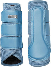 Produktbild von Equestrian Stockholm Gamaschen Mesh aus Kunstleder Blau Größe L