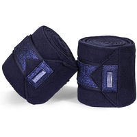 Produktbild von Equestrian Stockholm Glimmer Fleecebandagen Blau 4 m