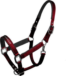 Produktbild von Equestrian Stockholm Halfter Line Fleece Rot für Warmblut