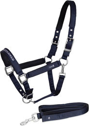 Equestrian Stockholm Halfter mit Strick Modern Tech Navy aus Nylon für Cob – Bild 1 von 1