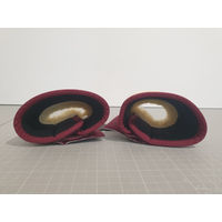 Produktbild von Equestrian Stockholm Hufglocken aus Kunstleder Bordeaux Rot Größe S