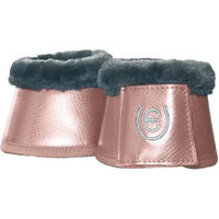 Produktbild von Equestrian Stockholm Hufglocken aus Kunstleder in Schwarz oder Rosa Größe S