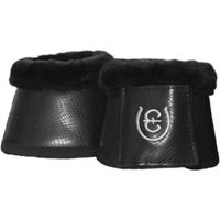 Produktbild von Equestrian Stockholm Hufglocken Black Edition aus Kunstleder Schwarz Größe M