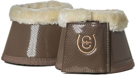 Equestrian Stockholm Hufglocken Fell Champagne Hufschutz Large – Bild 1 von 1
