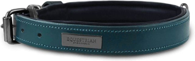 Equestrian Stockholm Hundehalsband Aurora Blues aus Leder Blau 60 cm – Bild 1 von 1