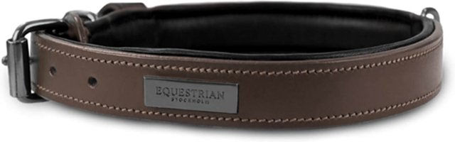 Equestrian Stockholm Hundehalsband aus Leder in Amaranth 60 cm – Bild 1 von 1