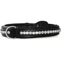 Produktbild von Equestrian Stockholm Hundehalsband aus Leder Schwarz 50 cm