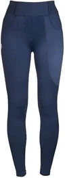 Produktbild von Equestrian Stockholm Jump Supreme Reitleggings Damen Full Grip Schwarz Blau 2XS