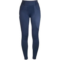 Produktbild von Equestrian Stockholm Jump Supreme Reitleggings Damen Full Grip Schwarz Blau 2XS