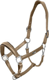 Produktbild von Equestrian Stockholm Lederhalfter Anatomic Glimmer für Ponys in Beige