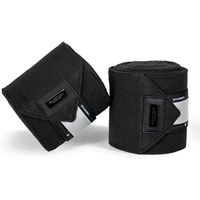 Produktbild von Equestrian Stockholm Luminous Black HW 2022 Fleecebandagen für Pferde Schwarz 4 m