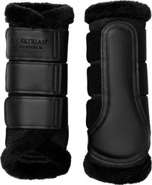 Equestrian Stockholm Mesh Fellgamaschen Schwarz Größe M – Bild 1 von 2