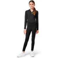 Produktbild von Equestrian Stockholm Movement Reithose Mid Grip für Mädchen in Schwarz Größe 11/12 Jahre