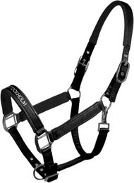 Equestrian Stockholm Nylonhalfter Line Black Full – Bild 1 von 1