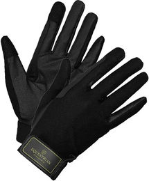 Produktbild von Equestrian Stockholm Reithandschuhe aus Kunstleder für Sommer und Unisex in Schwarz