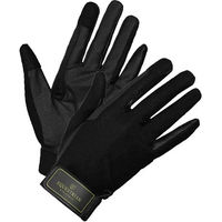 Produktbild von Equestrian Stockholm Reithandschuhe aus Kunstleder für Sommer und Unisex in Schwarz Größe 7,5