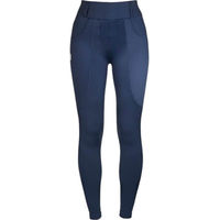 Produktbild von Equestrian Stockholm Reithose Damen Full-Grip Compression Supreme Dressurhose Midnight Blue Größe S