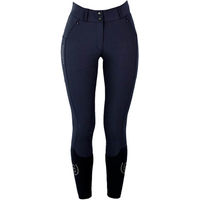 Produktbild von Equestrian Stockholm Reithose Damen Jump Elite Midnight Blue mit Kniebesatz Größe 38