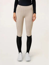 Produktbild von Equestrian Stockholm Reithose Damen Mid Grip Beige wasserabweisend XXL