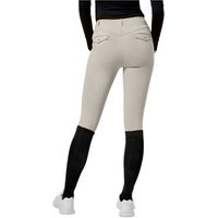 Produktbild von Equestrian Stockholm Reithose für Damen mit Full Grip und wasserabweisender Funktion in Beige Größe XL