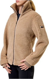 Equestrian Stockholm Reitjacke aus Fleece für Damen in Beige XL – Bild 1 von 3