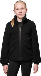 Produktbild von Equestrian Stockholm Reitjacke Fleece mit Reißverschluss für Kinder in Schwarz