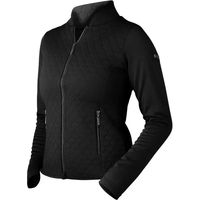 Produktbild von Equestrian Stockholm Reitjacke für Damen aus Fleece in Schwarz und Silber Größe L