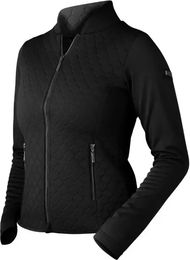 Produktbild von Equestrian Stockholm Reitjacke für Damen aus Fleece in Schwarz und Silber Größe S