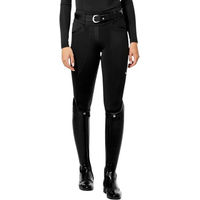 Produktbild von Equestrian Stockholm Reitleggings Damen Full-Grip Premium Black Glimmer Vollbesatz Größe S