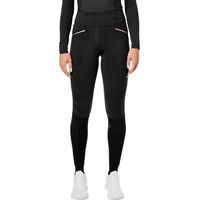 Produktbild von Equestrian Stockholm Reitleggings Damen Full-Grip Premium Black Pink Glimmer Vollbesatz Größe M
