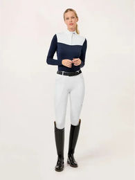 Equestrian Stockholm Reitleggings Damen White S mit Knee-Grip Premium Reithose – Bild 1 von 11