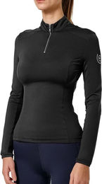 Equestrian Stockholm Reitshirt Air Breeze Damen Schwarz mit UV-Schutz – Bild 1 von 2