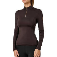Produktbild von Equestrian Stockholm Reitshirt Damen Air Breeze Braun XL