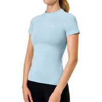 Produktbild von Equestrian Stockholm Reitshirt Damen Blau XL mit UPF30+