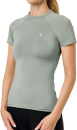 Equestrian Stockholm Reitshirt Damen Grün Weiß mit UPF30+ XS – Bild 1 von 1