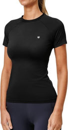 Equestrian Stockholm Reitshirt Damen Kurzarm Schwarz XL mit UPF30+ – Bild 1 von 1