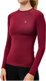 Equestrian Stockholm Reitshirt Dynamic Langarmshirt für Damen in Rot XS – Bild 1 von 2