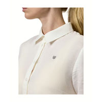 Produktbild von Equestrian Stockholm Reitshirt für Damen aus Leinen in Weiß Größe M