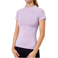 Produktbild von Equestrian Stockholm Reitshirt für Damen in Lila Größe XXL aus Polyester ganzjährig nutzbar