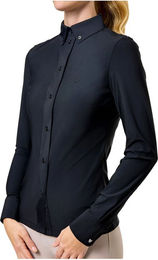 Equestrian Stockholm Reitshirt Performance Langarmshirt für Damen in Schwarz Größe S aus Polyamid – Bild 1 von 2
